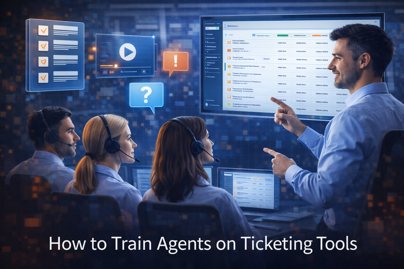 How to Train Agents on Ticketing Tools