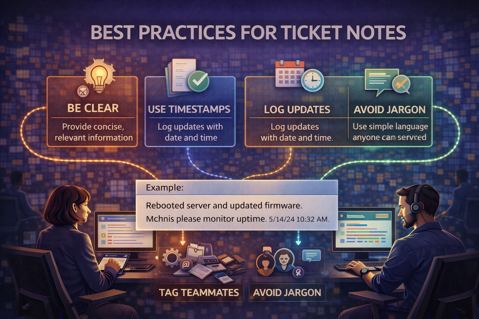 Best Practices for Ticket Notes