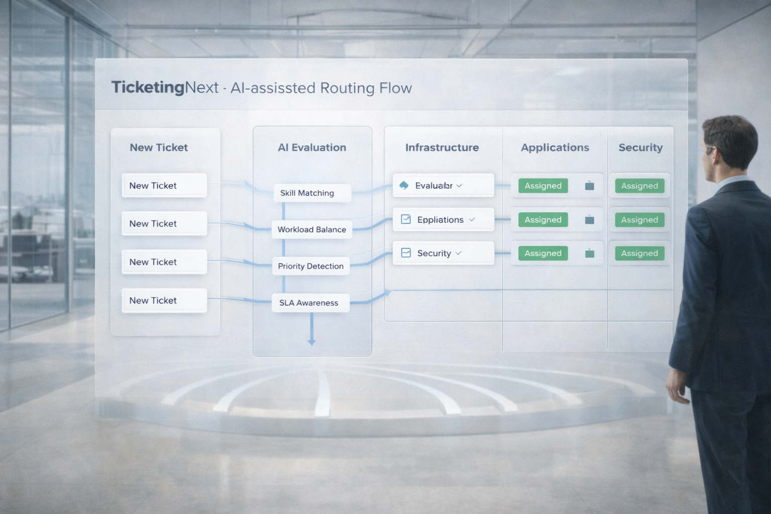 TicketingNext AI-Assisted Routing TicketingNext AI-Assisted Routing