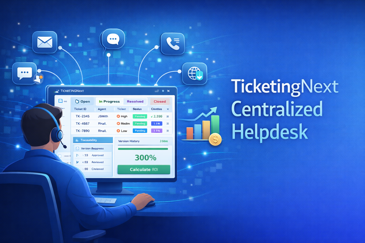 TicketingNext Centralized Helpdesk
