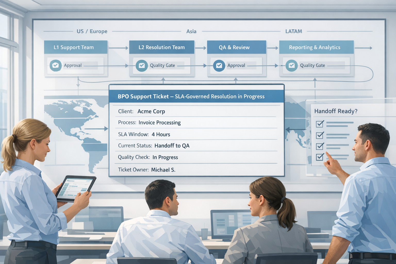 Ticketing for BPO Support Teams