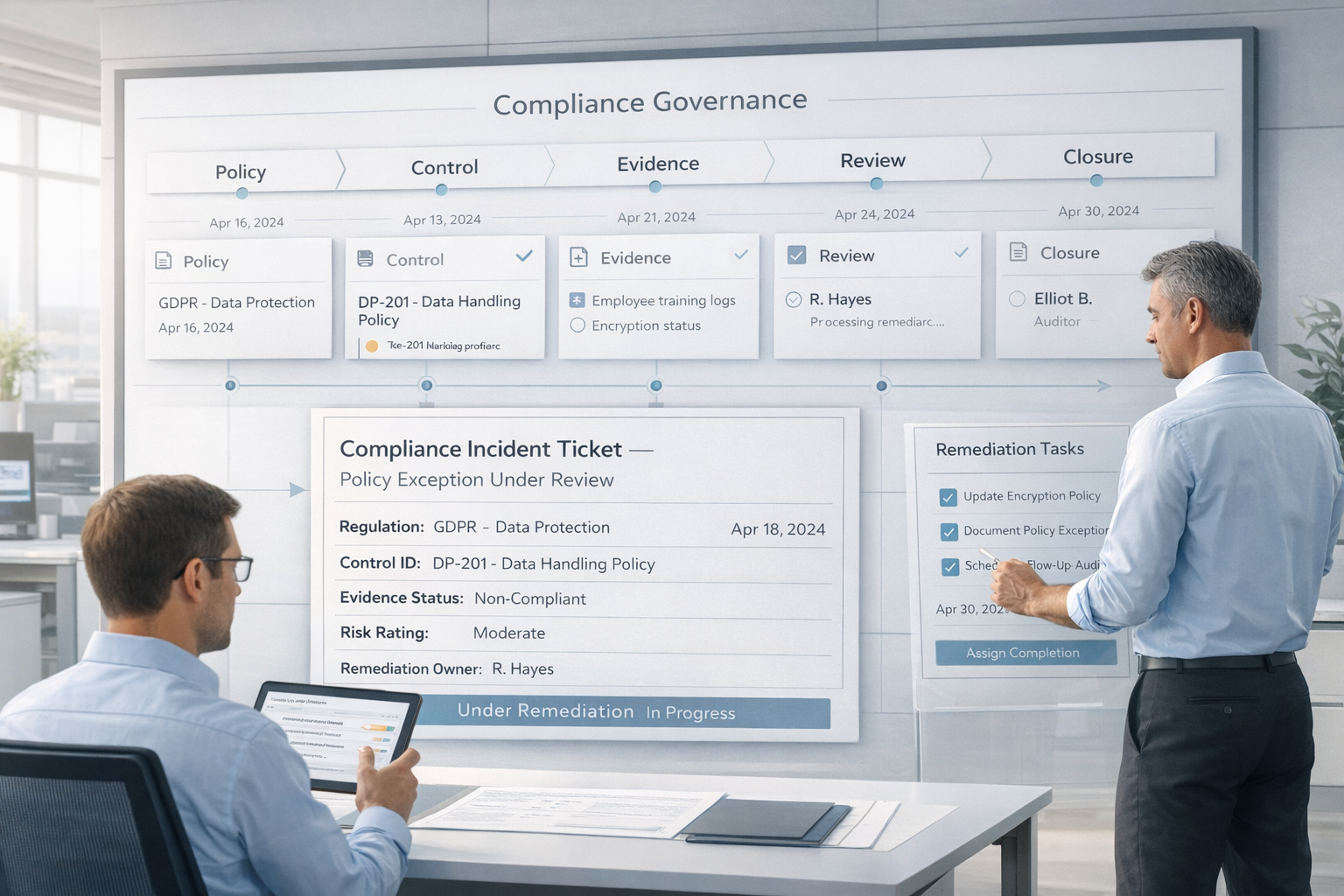 Ticketing for Compliance Incidents