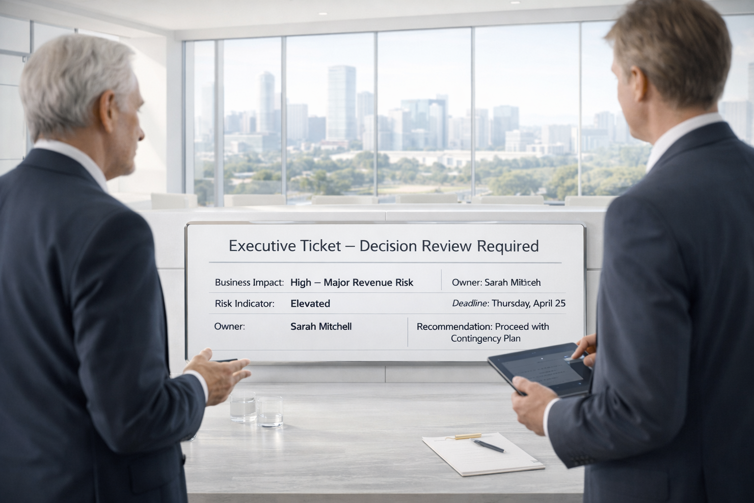 Ticketing for Executive Teams