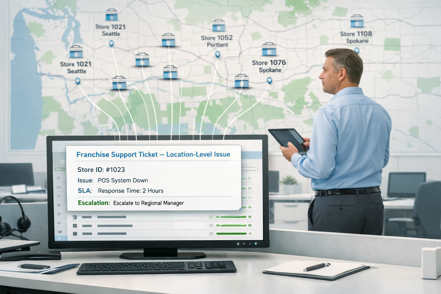 Ticketing for Franchise Operations