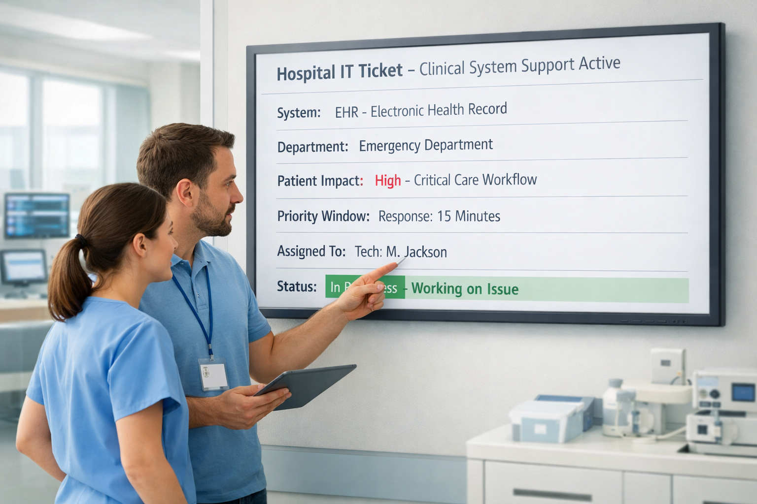 Ticketing for Hospital IT Teams
