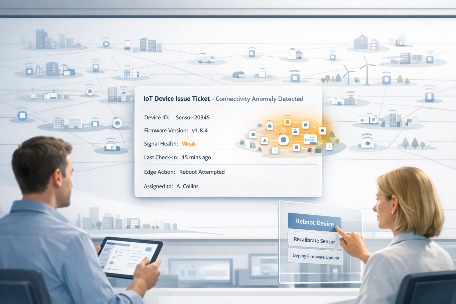 Ticketing for IoT Device Issues