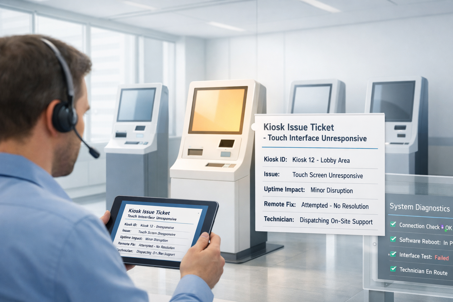 Ticketing for Kiosk Issues