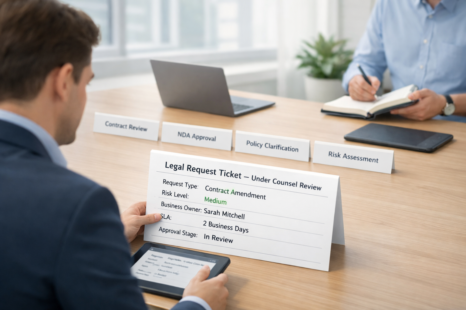 Ticketing for Legal Requests