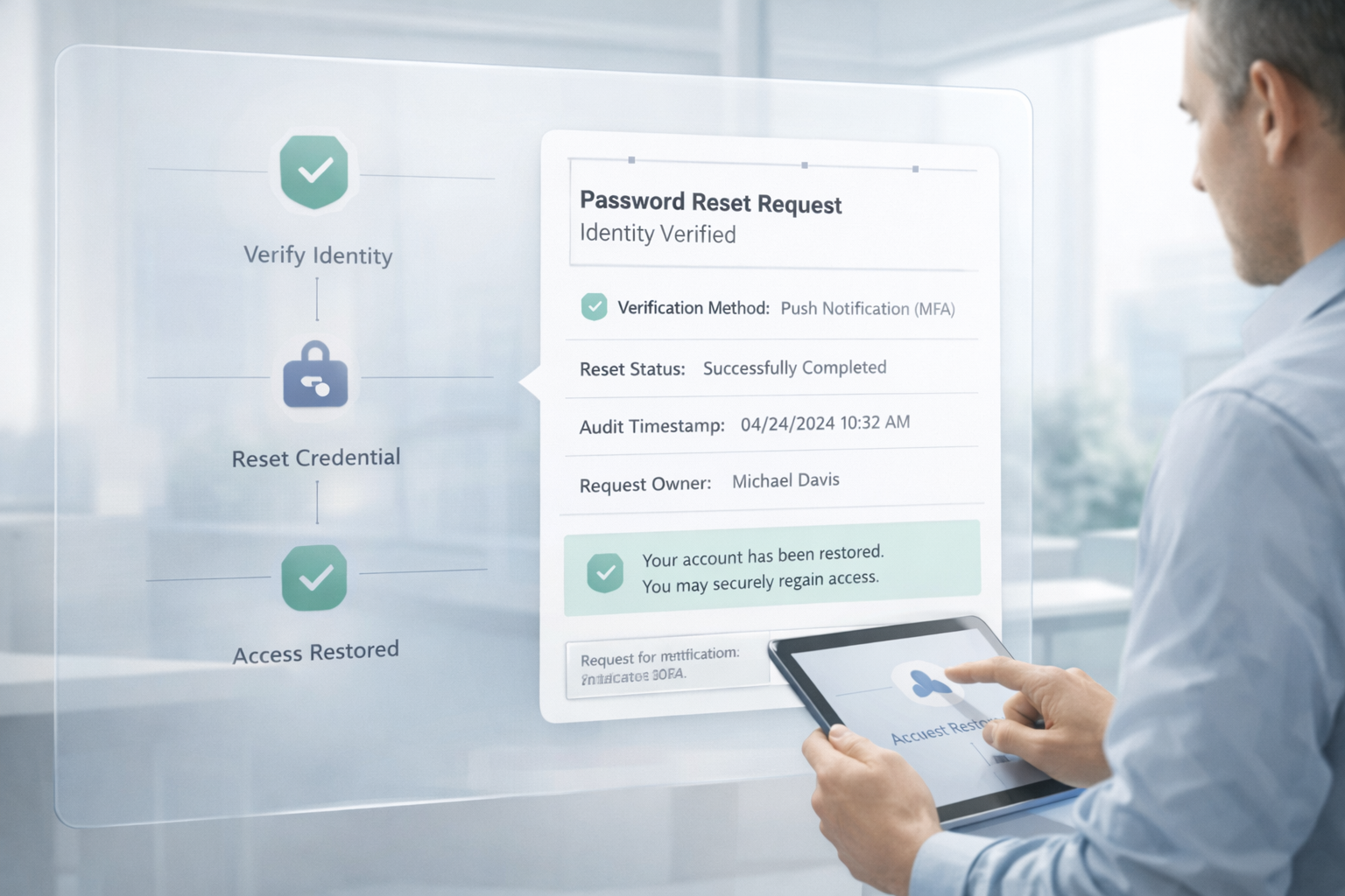 Ticketing for Password Reset Requests