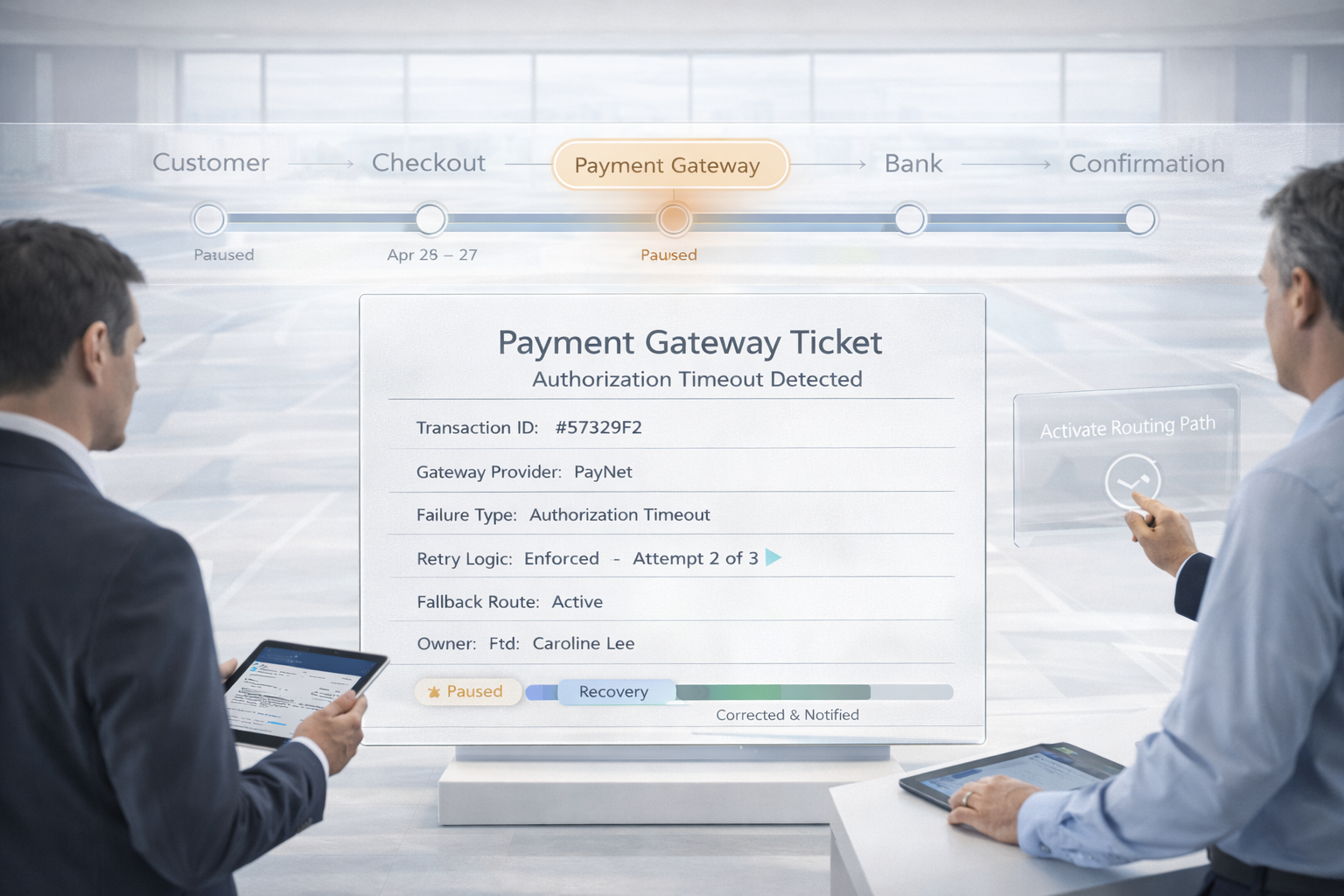Ticketing for Payment Gateway Problems