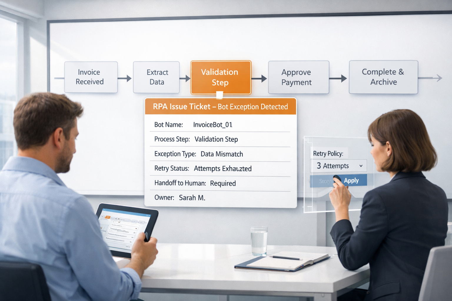 Ticketing for RPA Issues