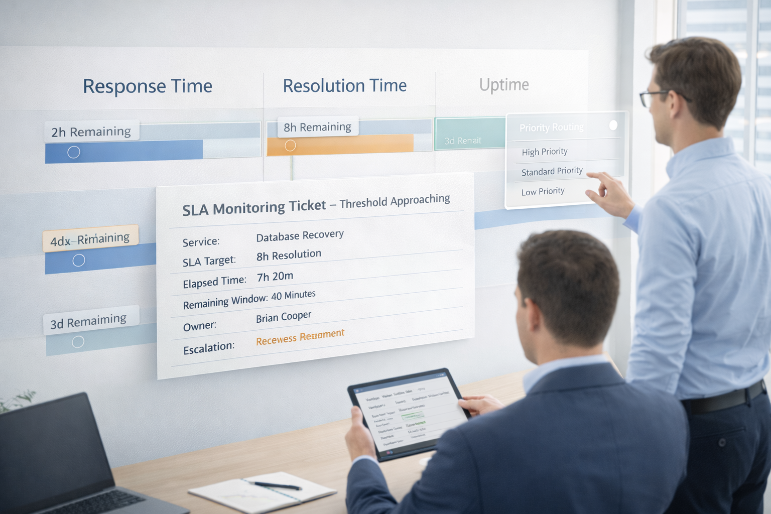 Ticketing for SLA Monitoring