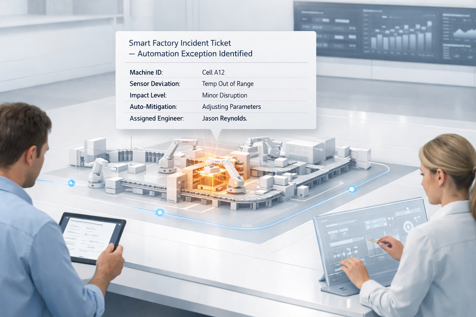 Ticketing for Smart Factory Incidents