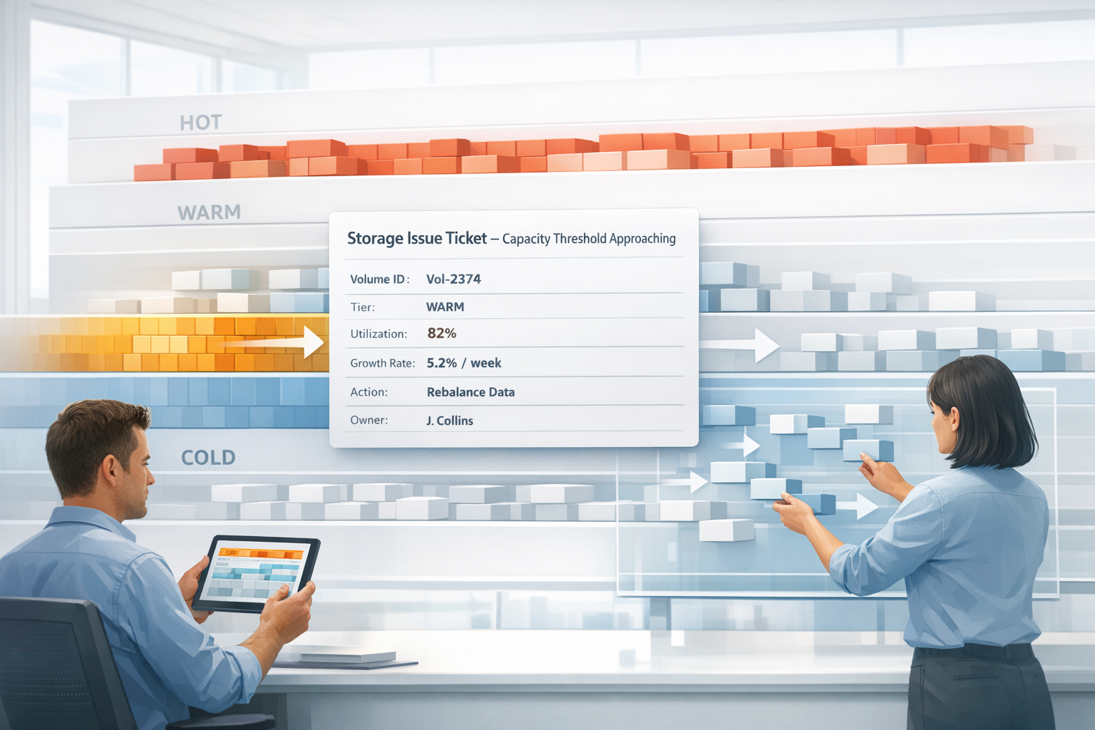 Ticketing for Storage Problems