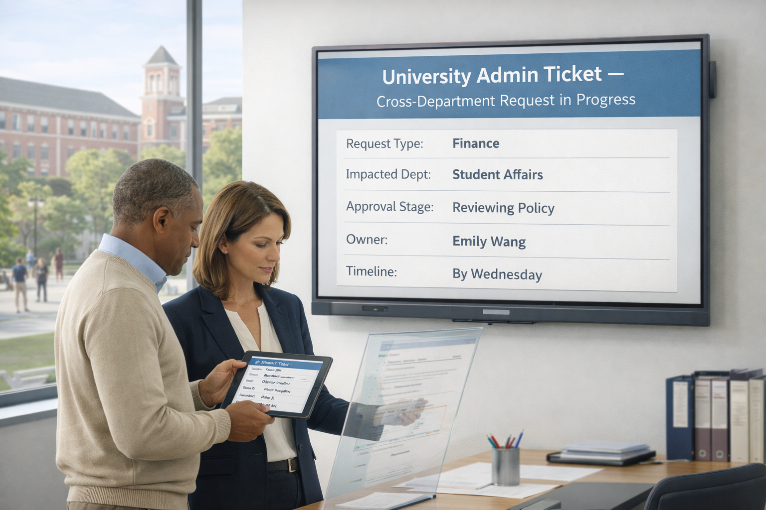 Ticketing for University Admin Teams