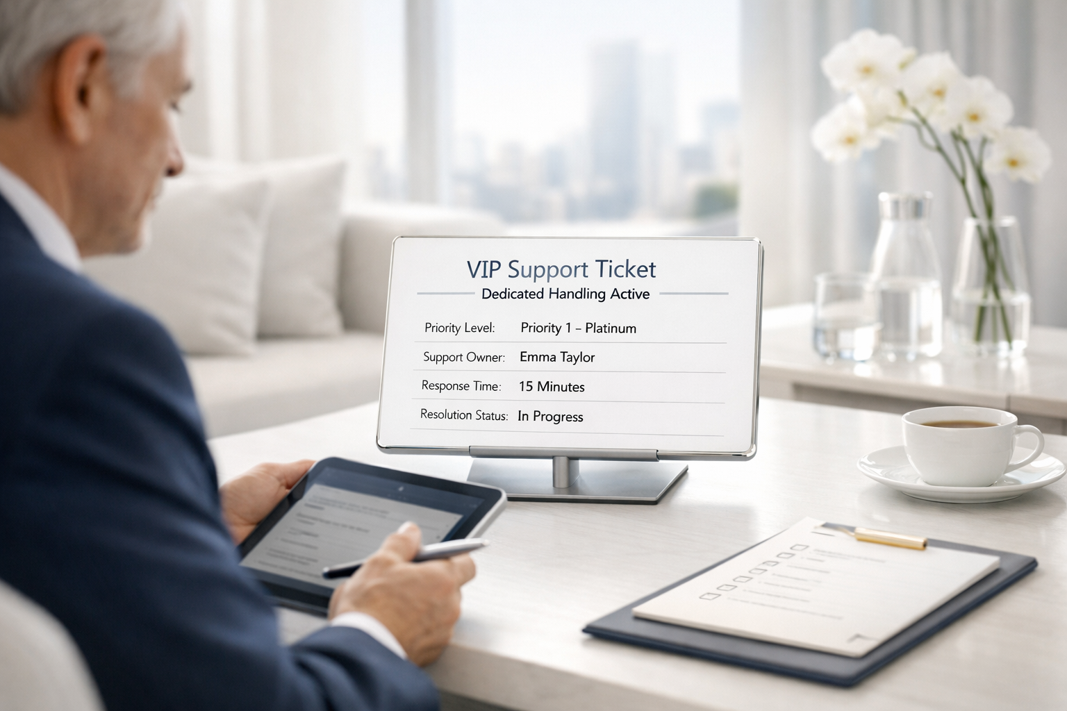 Ticketing for VIP Support