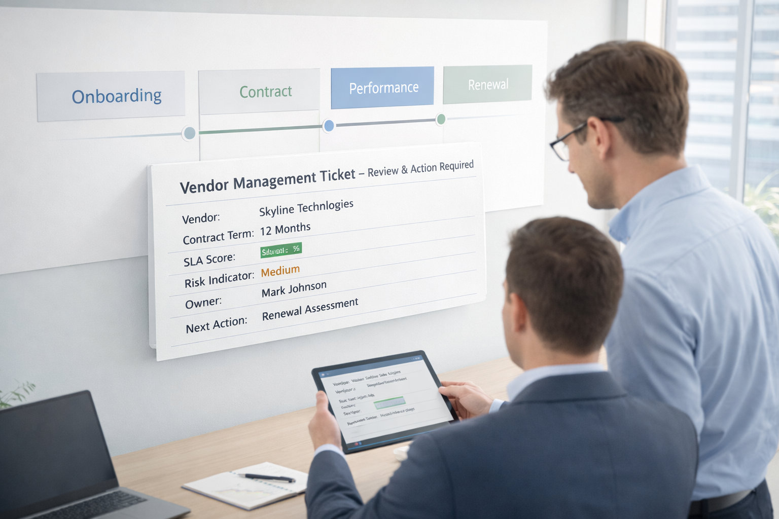 Ticketing for Vendor Management
