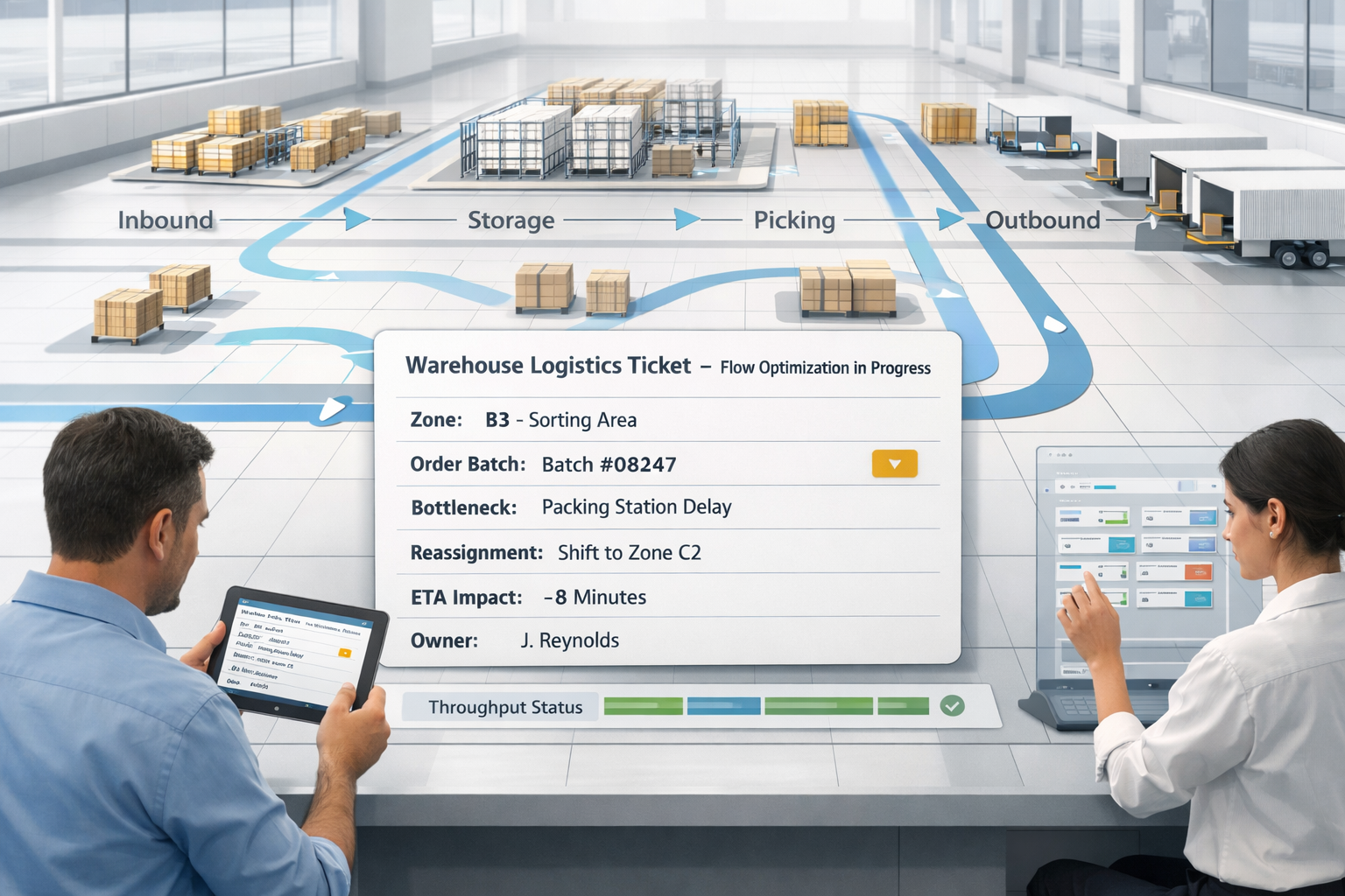 Ticketing for Warehouse Logistics
