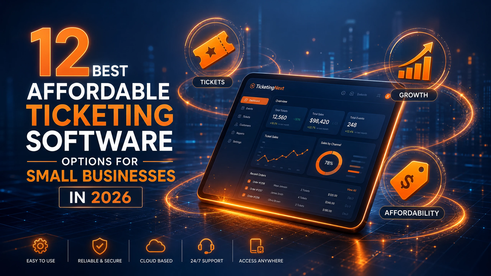 12 Best Affordable Ticketing Software Options for Small Businesses in 2026